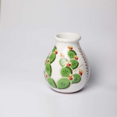 Vase Prickly Pear Folk VS539FC Vase Prickly Pear Folk VS539FC